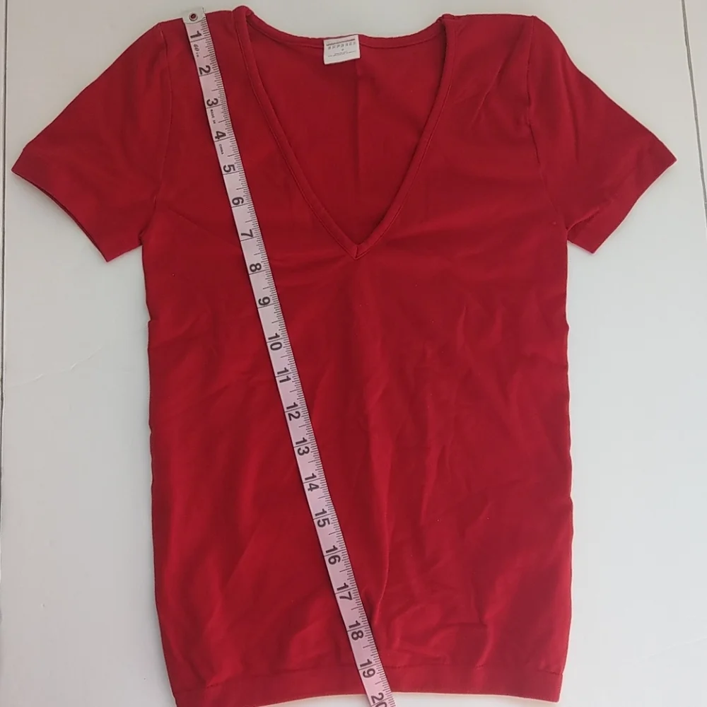 💰 Express Red short sleeved top, Size S